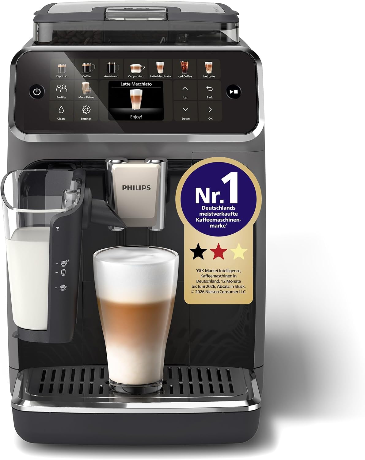 Philips LatteGo 5500 Serie Kaffeevollautomat – 20 Spezialitäten