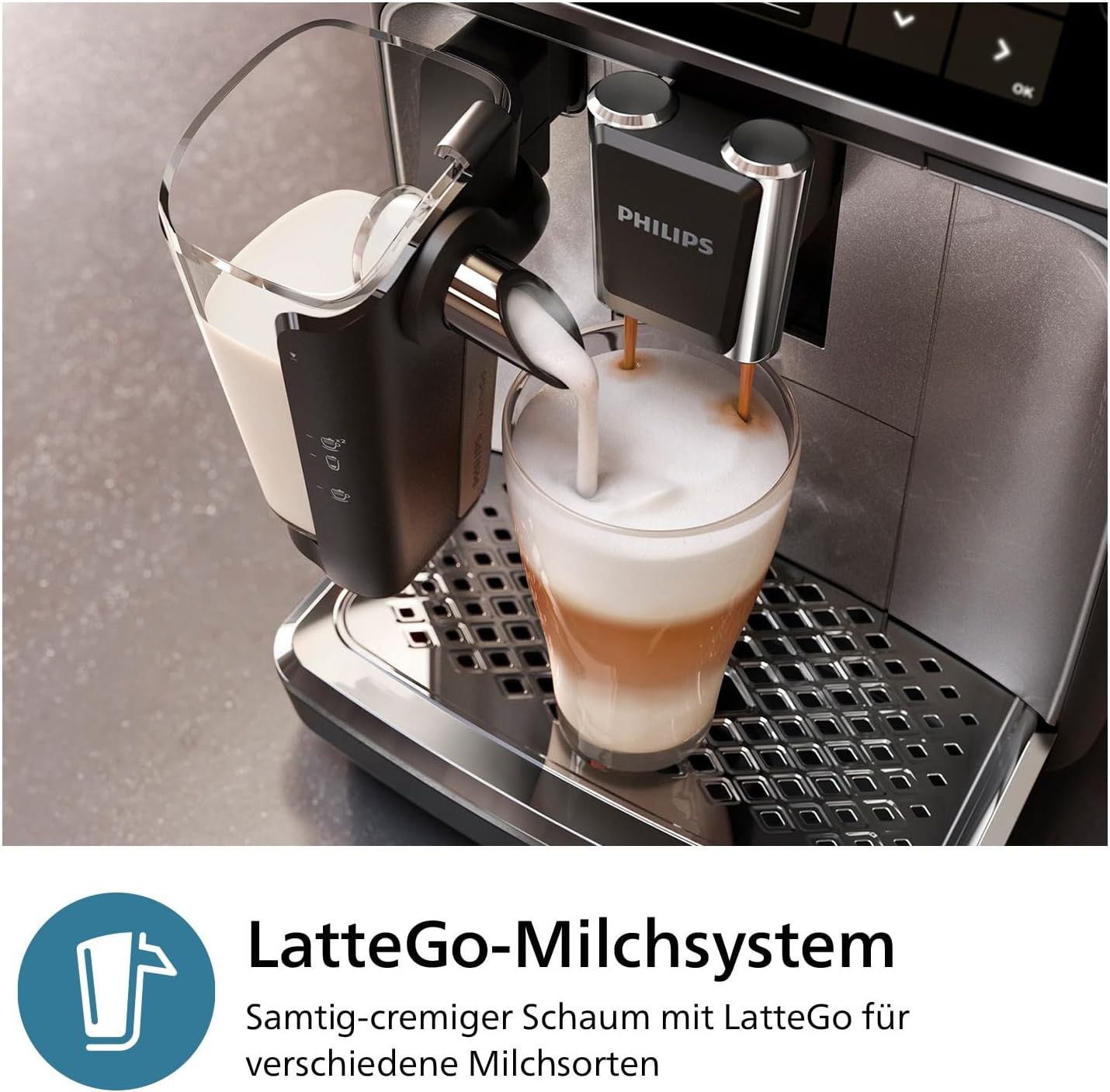 Philips LatteGo 3300 Serie Kaffeevollautomat – Ansicht 5