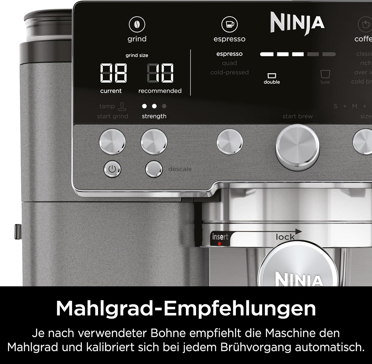 Ninja Luxe Café Premier 3-in-1 Kaffeemaschine mit Mahlwerk – Ansicht 5