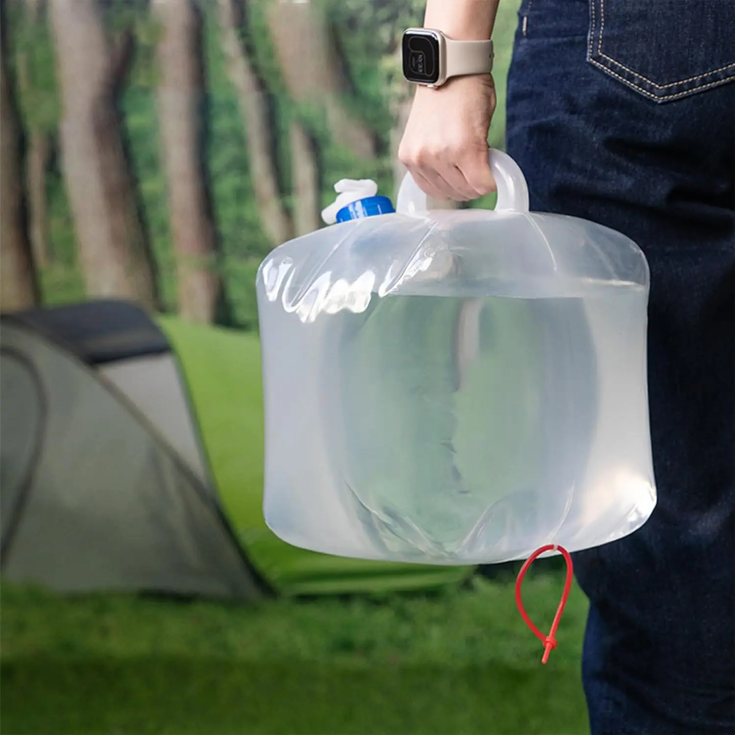 Faltbarer Wasserkanister 20 l mit Zapfhahn
